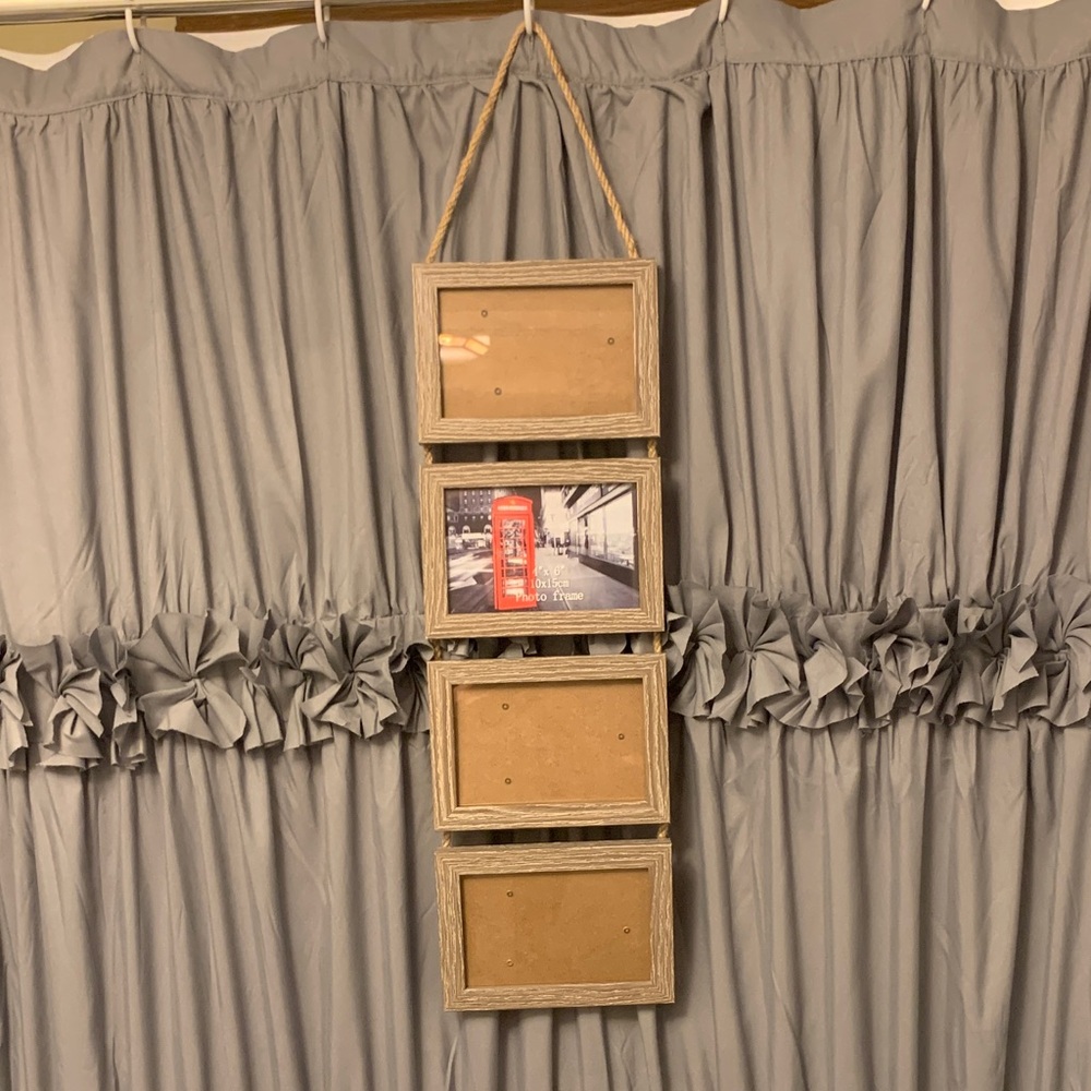 X2 Rustic Hanging Photo Frame